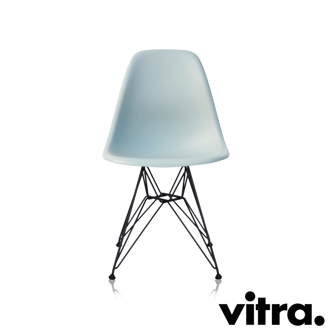 Vitra – Eames Plastic Side Chair DSR, black base (suitable for outdoor use) & other colors