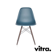 Load the image into the gallery viewer, Vitra – Eames Plastic Side Chair DSW, maple base, dark &amp; other colors

