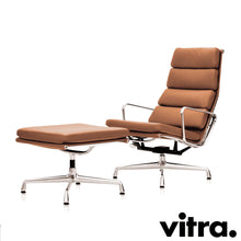 Charger l&#39;image dans la galerie, Vitra Eames Soft Pad Chair EA 222 + Stool EA 223 - Set Angebot
