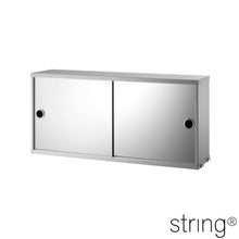 Load the image into the gallery viewer, string - wardrobe element with mirrored doors 78 x 20 cm
