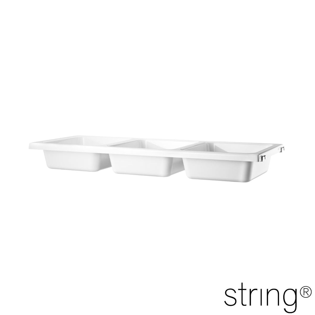 string Aufbewahrungseinsatz 78x30cm, Weiss string system Bowl