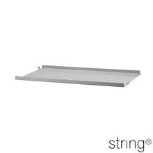 Load the image into the gallery viewer, string - metal shelf with low edge 58 x 30 x 2 cm
