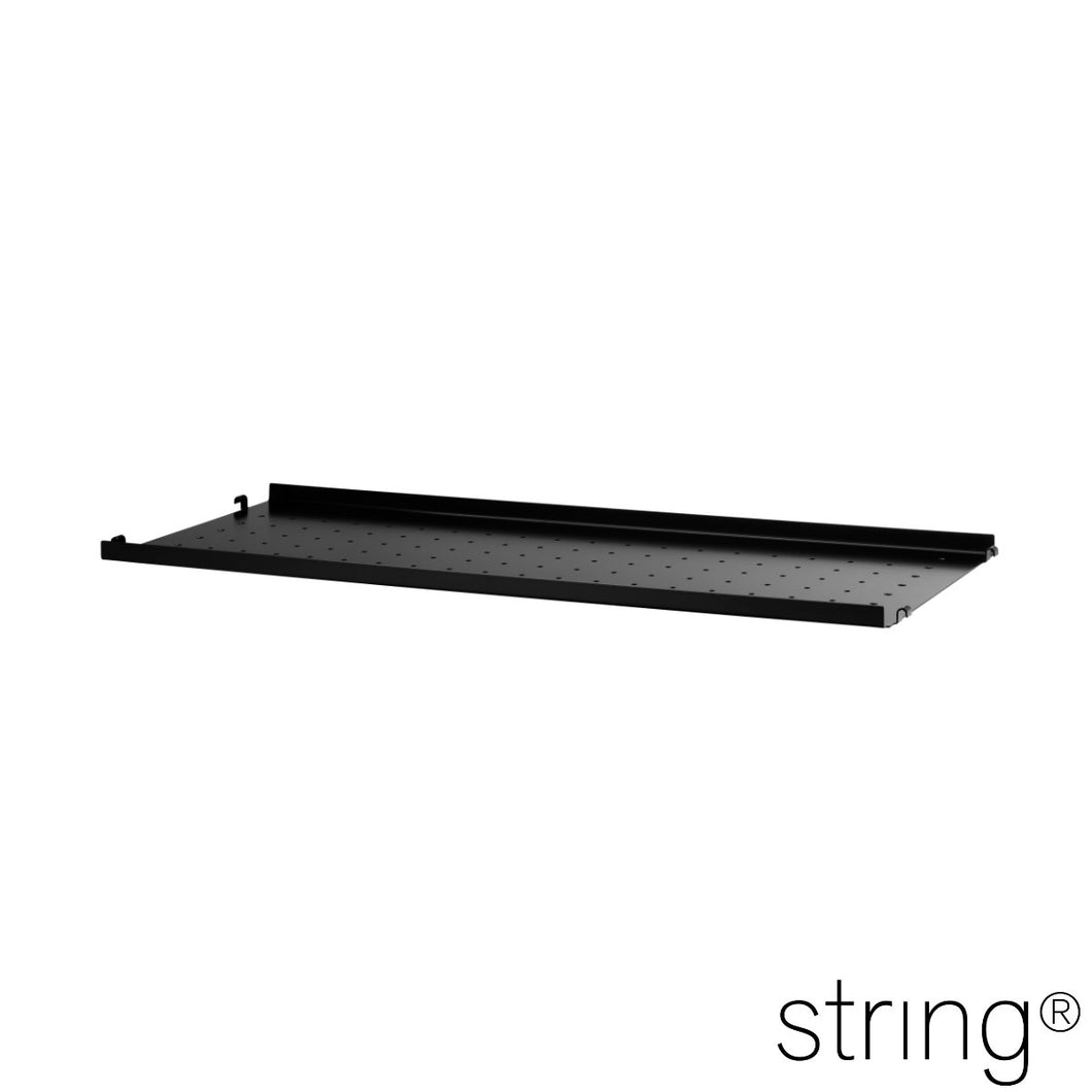 string - metal shelf with low edge 78 x 30 x 2 cm
