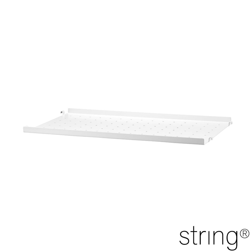 string - metal shelf with low edge 58 x 30 x 2 cm