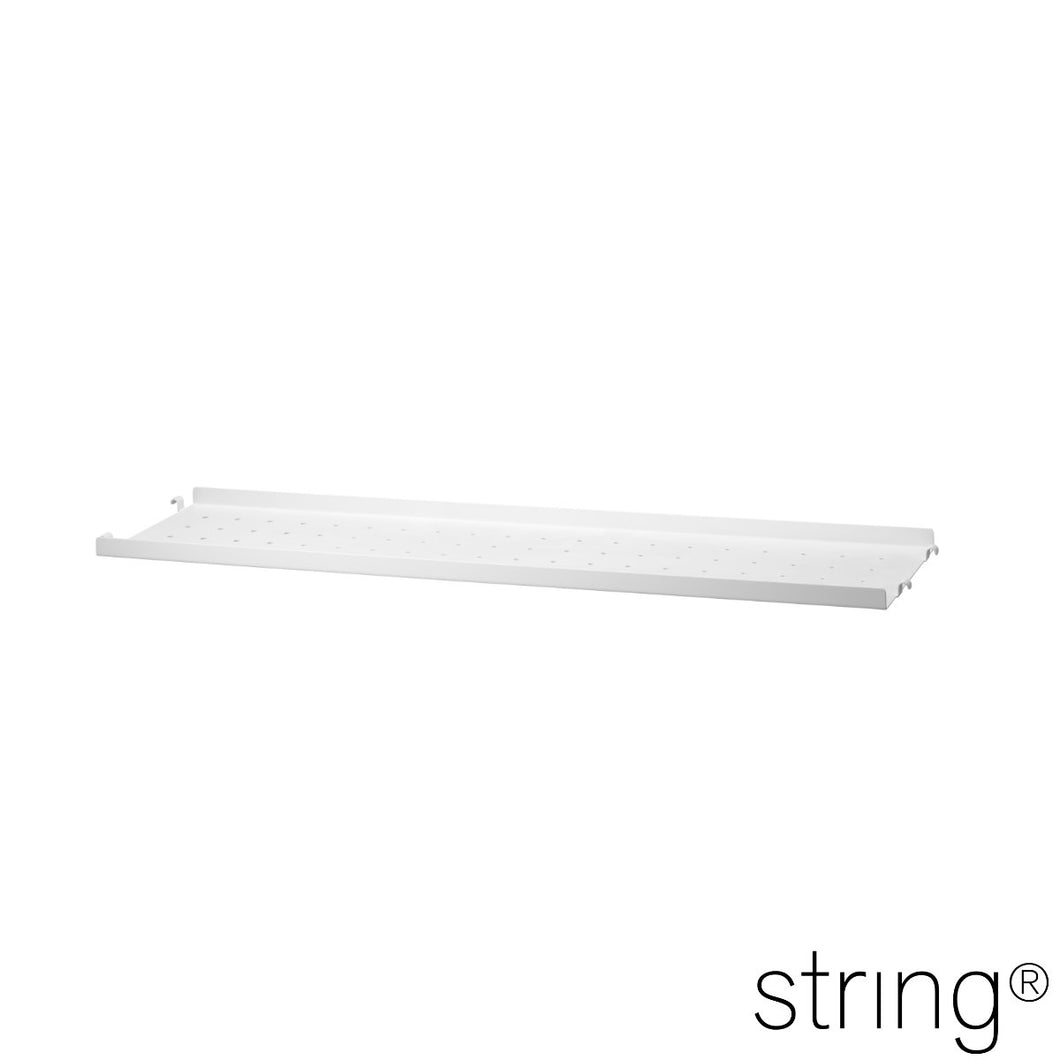 string - Regalboden aus Metall mit niedriger Kante 78 x 20 x 2 cm