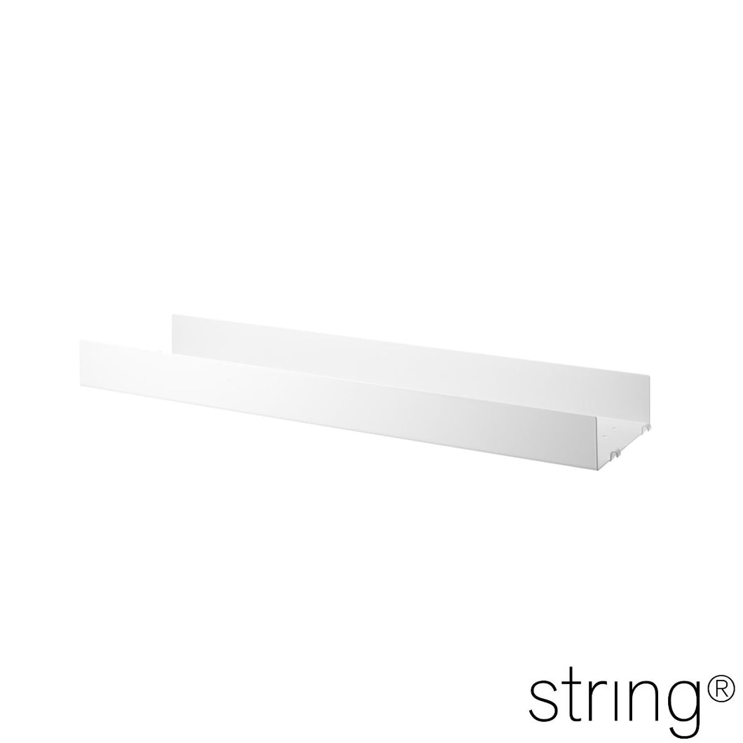string - metal shelf with high edge 78 x 20 x 7 cm