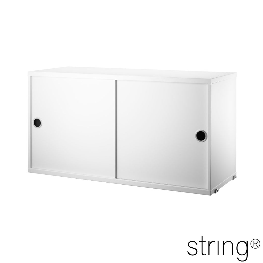 string - wardrobe element with sliding doors 78 x 30 cm