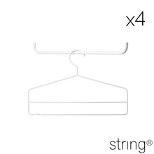 Afbeelding in Gallery-weergave laden, string Kleiderbügel (4er-Pack)
