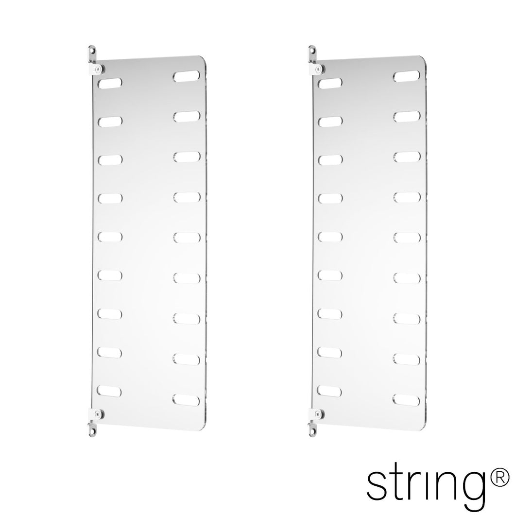 string - Plexiglas shelf ladders 50 x 20 cm (pack of 2)
