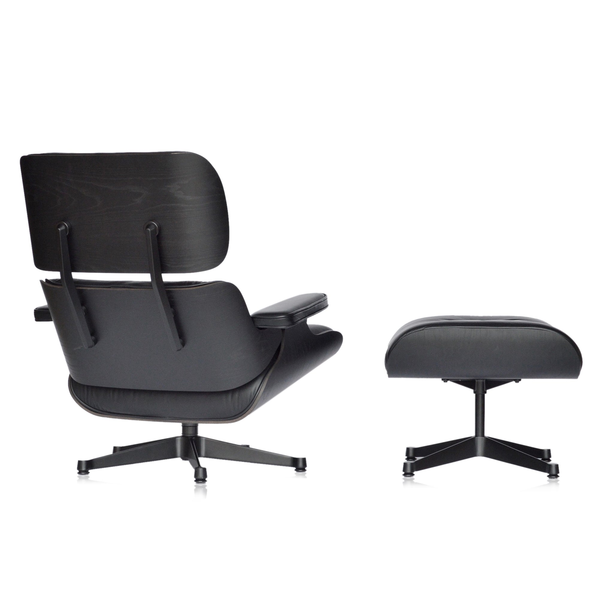 Vitra Eames Lounge Chair Ottoman XL Esche schwarz